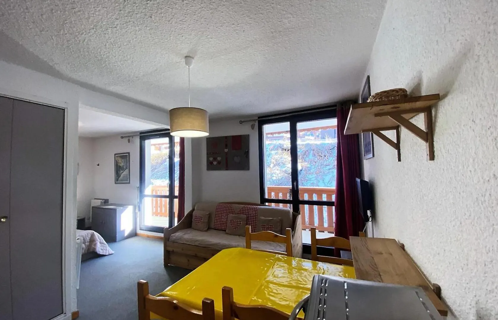 아파트 Residence Hauts De La Vanoise - Val Thorens Location: Petit Appartement Confortable Pour 4 Personnes Avec Un Grand Balcon Mae-9039